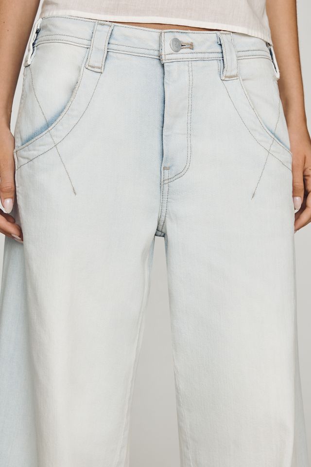 Pilcro Kenny High-Rise Tapered Barrel Jeans #1
