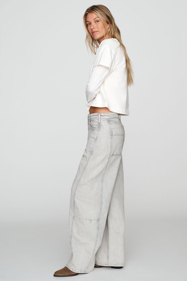 Jeans de Tiro Alto con Pierna Barril Heritage Curve Pilcro #2