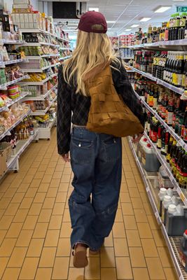 Pilcro Kaye Mid-Rise Tapered-Leg Jeans