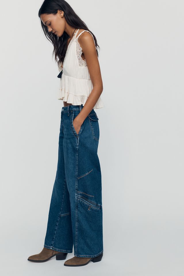 Pilcro Kaye Mid-Rise Tapered-Leg Jeans #3