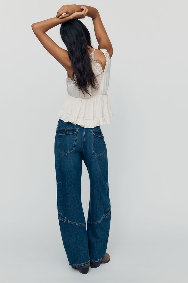 Pilcro Kaye Mid-Rise Tapered-Leg Jeans #5