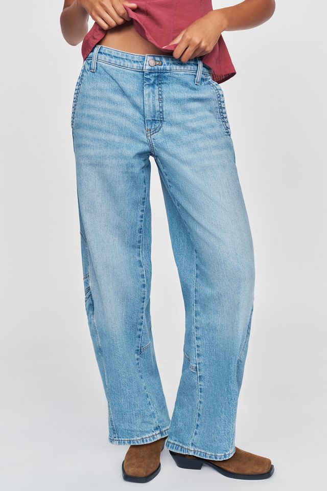 Pilcro Kaye Mid Rise Barrel Leg Jeans #3