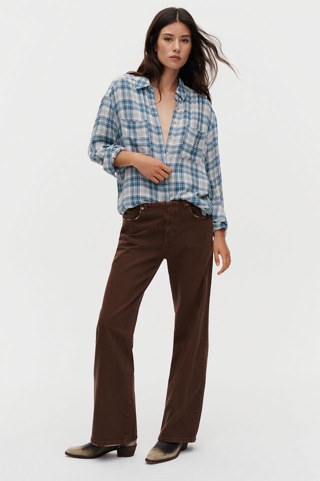 Pilcro Isla Clean Waist Mid-Rise Stovepipe Jeans #2