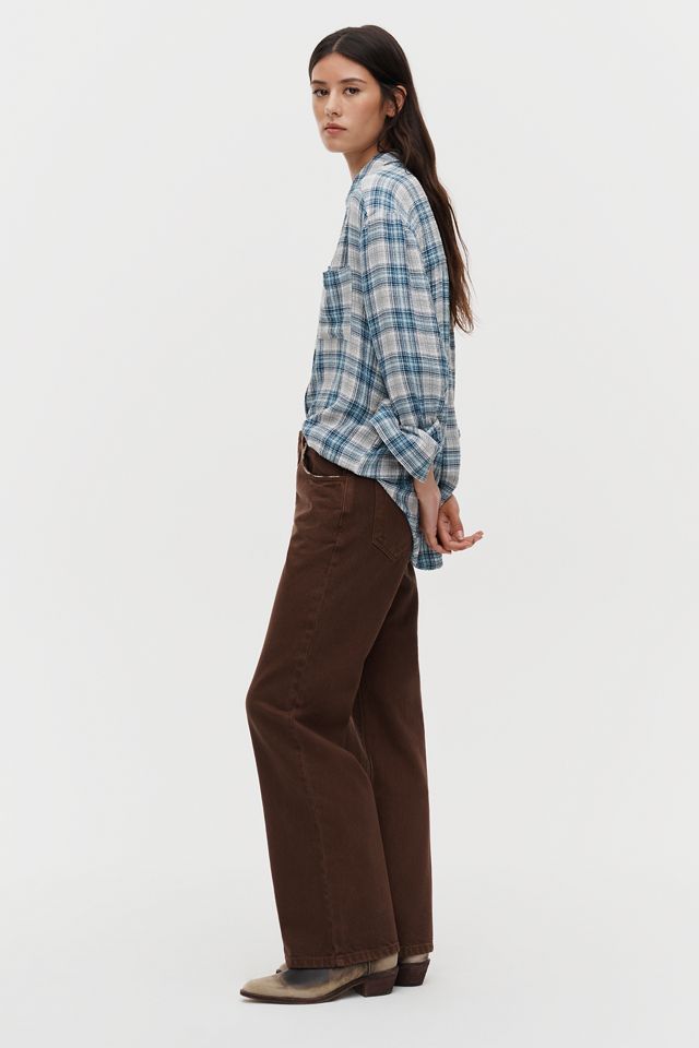 Pilcro Isla Clean Waist Mid-Rise Stovepipe Jeans #3