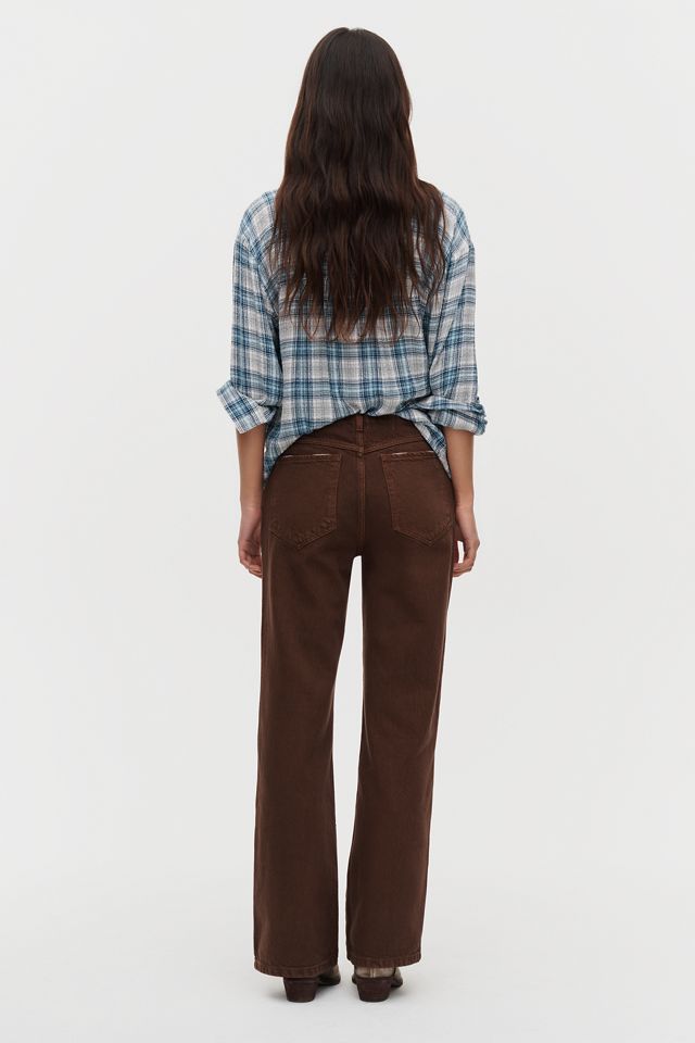 Pilcro Isla Clean Waist Mid-Rise Stovepipe Jeans #4