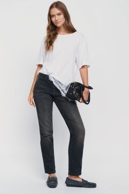 Jeans Pilcro Indie de Tiro Bajo Slim Recto