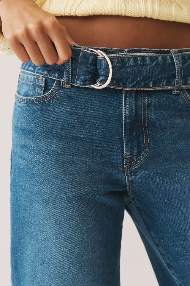 Outland Denim Mia Mid-Rise Cuffed Wide-Leg Jeans #2