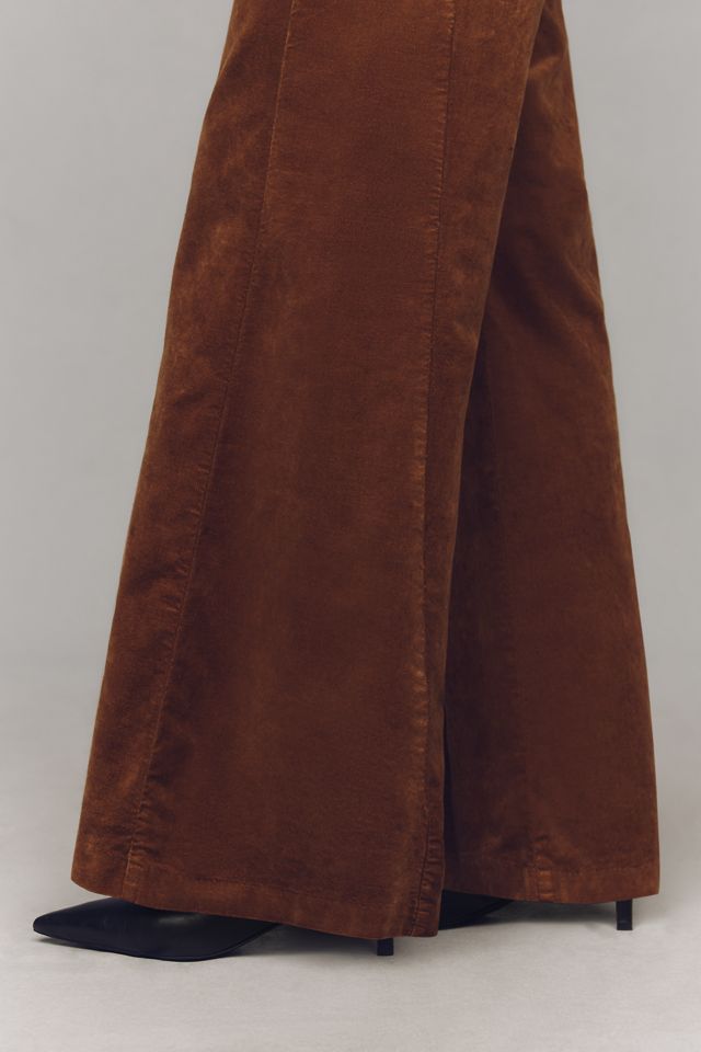 The Adi Mid-Rise Frayed Relaxed Flare Jeans by Pilcro: Velvet Edition #3