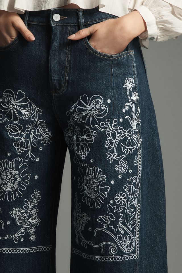 The Kenna Mid-Rise Heritage Barrel Jeans by Pilcro: Bandana Edition #2