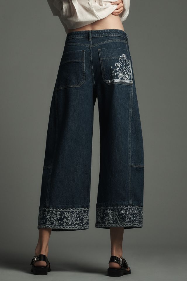 The Kenna Mid-Rise Heritage Barrel Jeans by Pilcro: Bandana Edition #3