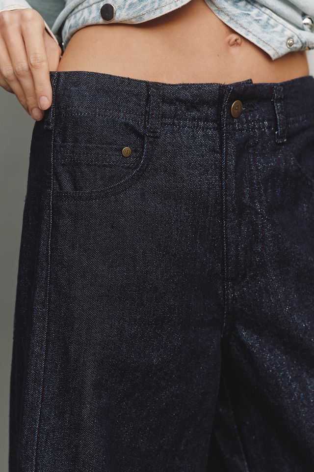 The Adi Sparkle Mid-Rise Flare Pants by Pilcro #3