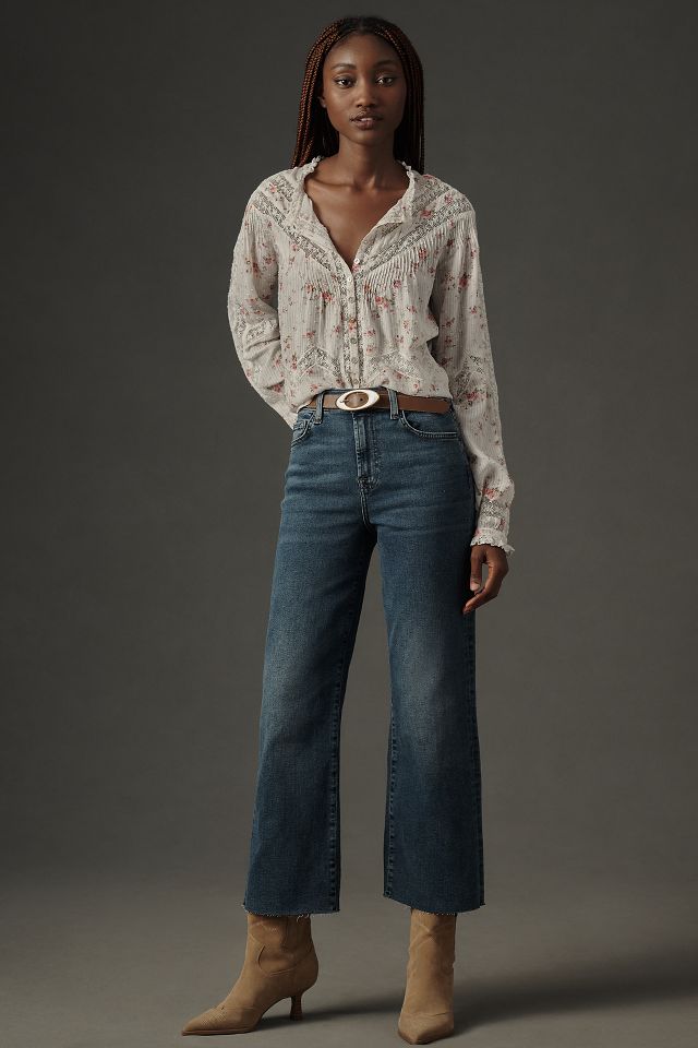 7 For All Mankind 2024 Jen 7 cropped wide-leg