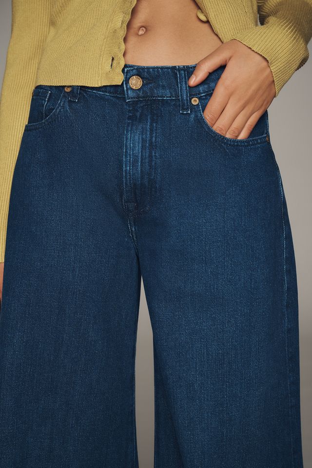 7 For All Mankind Willow High-Rise Super Wide-Leg Jeans #4
