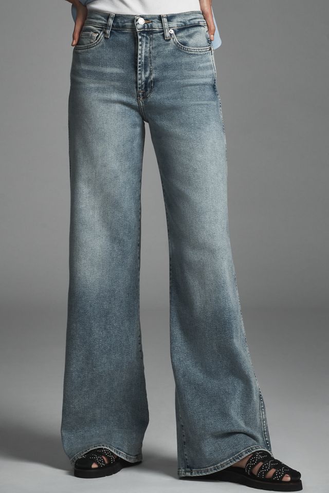デニム・ジーパン 7 For All Mankind 'Lotta' jeans 7 For All Mankind Lotta Mid-Rise Wide-Leg Jeans | Anthropologie
