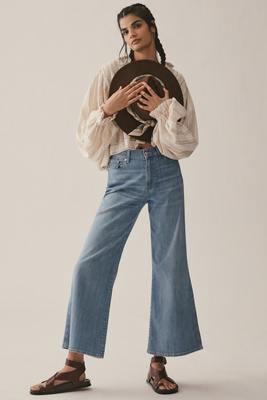 7 For All Mankind Lotta Wide-leg Jeans In Blue