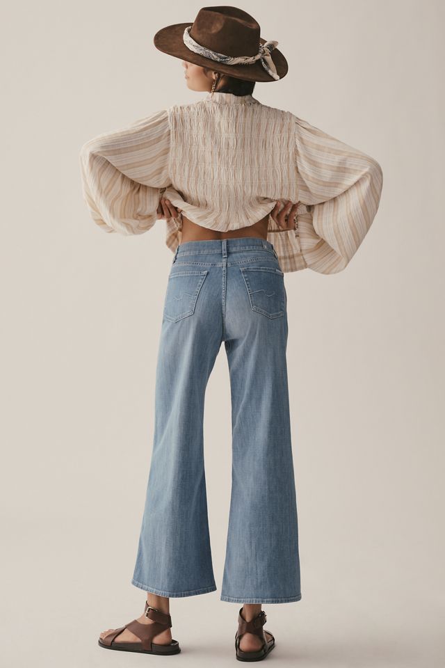 7 For All Mankind Lotta Mid-Rise Wide-Leg Jeans #2