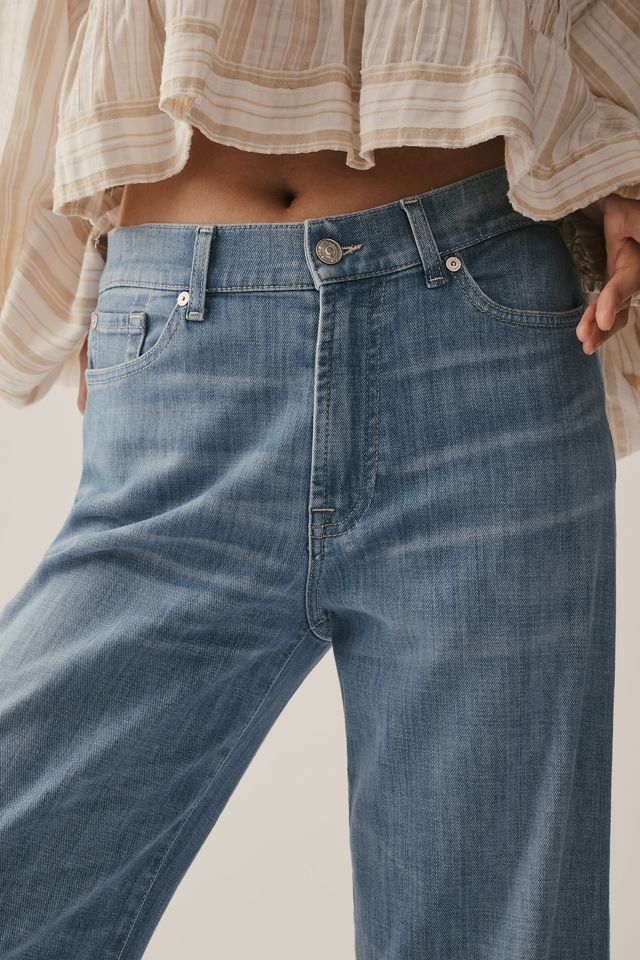 7 For All Mankind Lotta Mid-Rise Wide-Leg Jeans #3