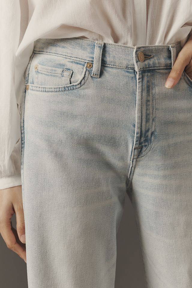 7 For All Mankind Lotta High-Rise Wide-Leg Jeans #4