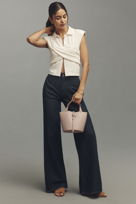7 For All Mankind Lotta High-rise Wide-leg Jeans
