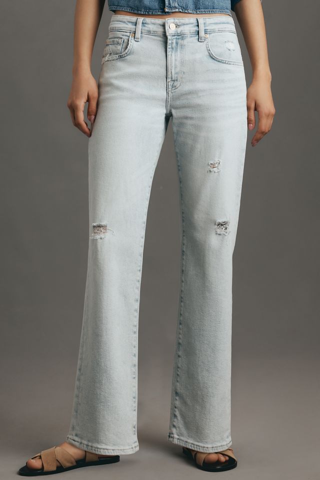 デニム・ジーパン 7 FOR ALL MANKIND 'Calie' jeans Blue 7 For All Mankind Calie straight-leg Jeans | Blue | FARFETCH