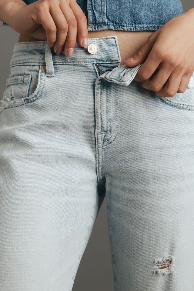 7 For All Mankind Calie Mid-Rise Straight-Leg Jeans #3
