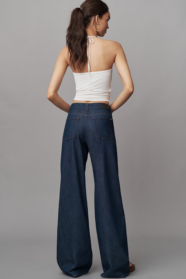 7 For All Mankind Lotta High-Rise Wide-Leg Jeans #2