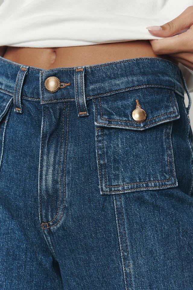7 For All Mankind Lotta High-Rise Wide-Leg Jeans #1