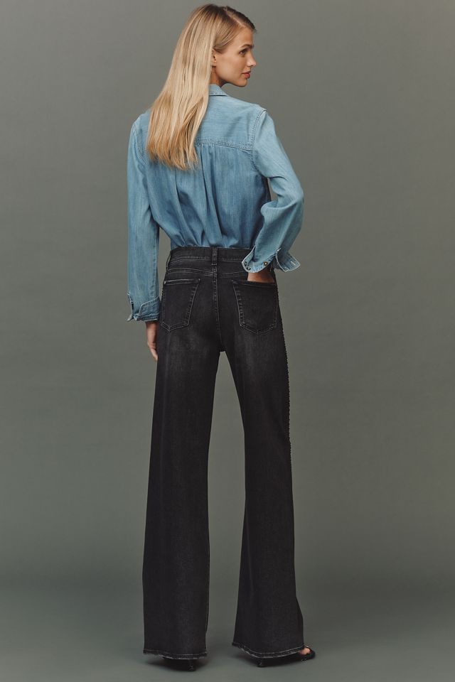 7 For All Mankind Twisted Lotta High-Rise Wide-Leg Jeans #2