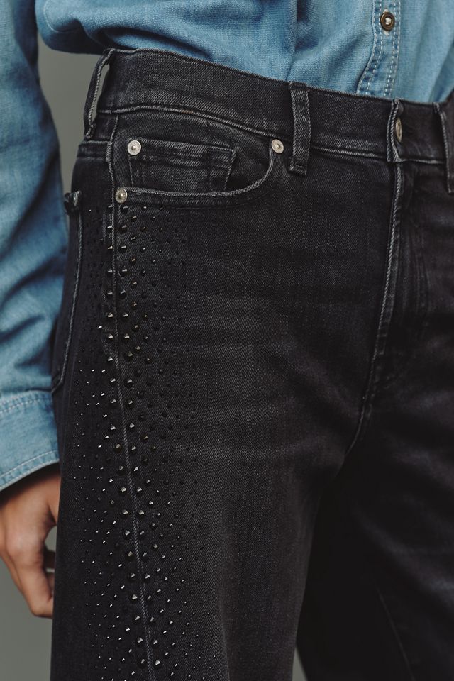 7 For All Mankind Twisted Lotta High-Rise Wide-Leg Jeans #3