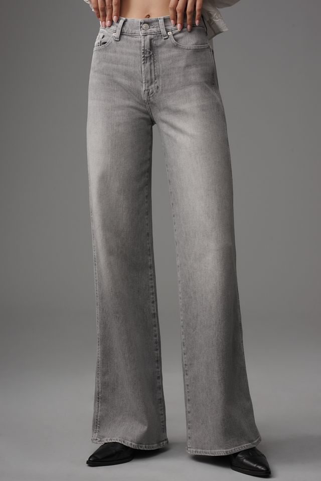 7 For All Mankind Lotta Mid-Rise Wide-Leg Jeans #1
