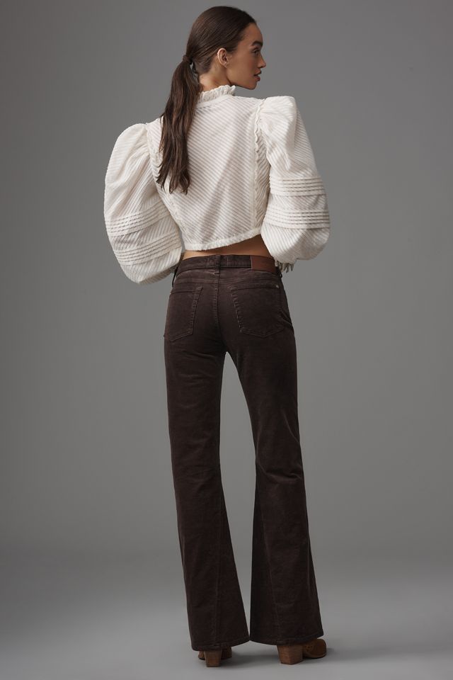 7 For All Mankind Twisted Dojo Mid-Rise Wide-Leg Trouser Jeans #3