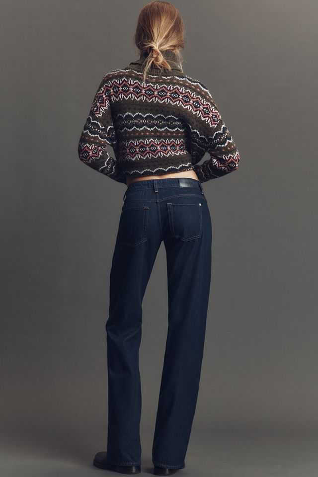 7 For All Mankind Low-Rise Straight-Leg Jeans #2