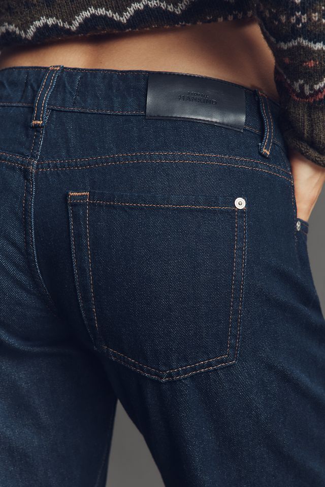7 For All Mankind Low-Rise Straight-Leg Jeans #3