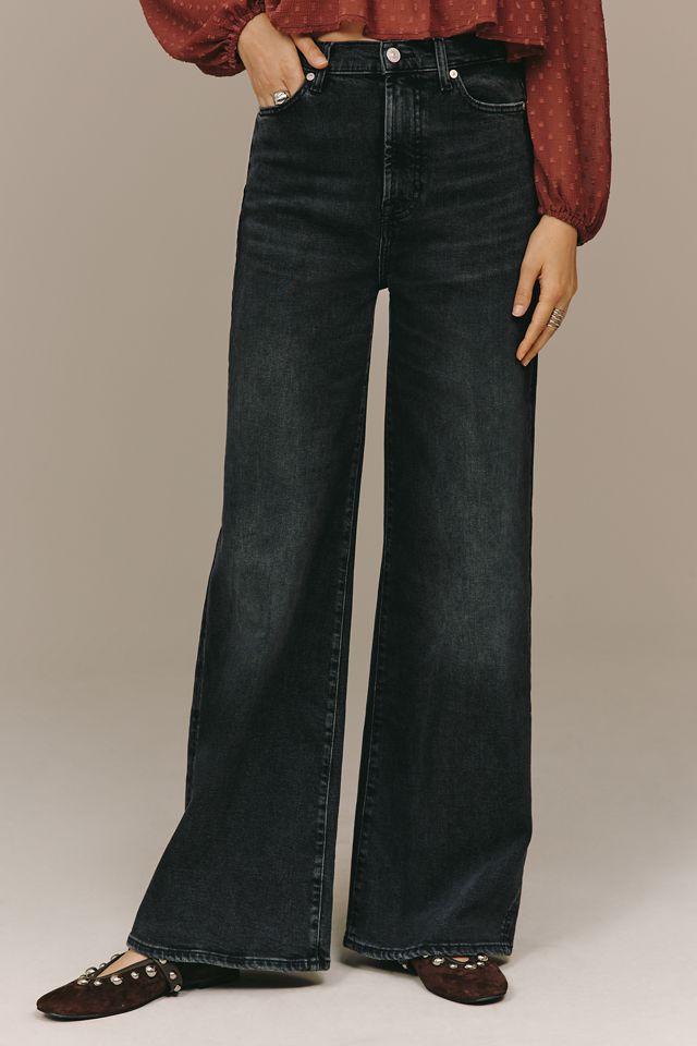 7 For All Mankind Jo High-Rise Wide-Leg Jeans #1