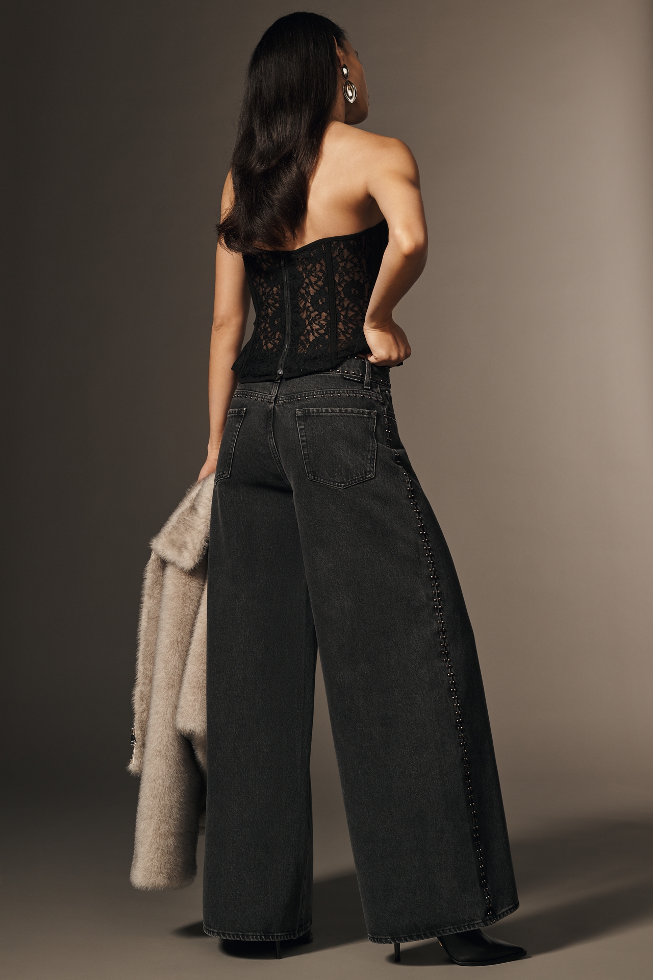 7 For All Mankind Marie Mid-Rise Wide-Leg Jeans