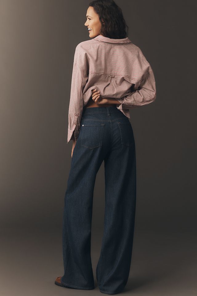 7 For All Mankind Lotta High-Rise Wide-Leg Jeans #2