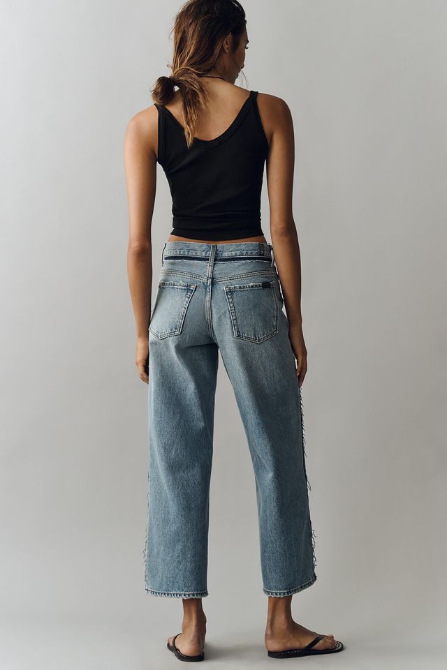 7 For All Mankind Stovepipe Ankle High-Rise Straight Jeans #4