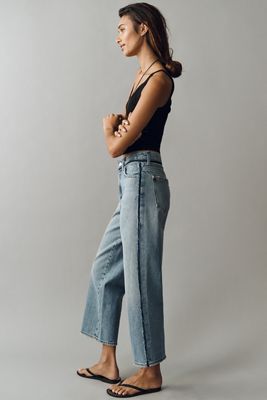 7 For All Mankind Stovepipe Ankle High-Rise Straight Jeans
