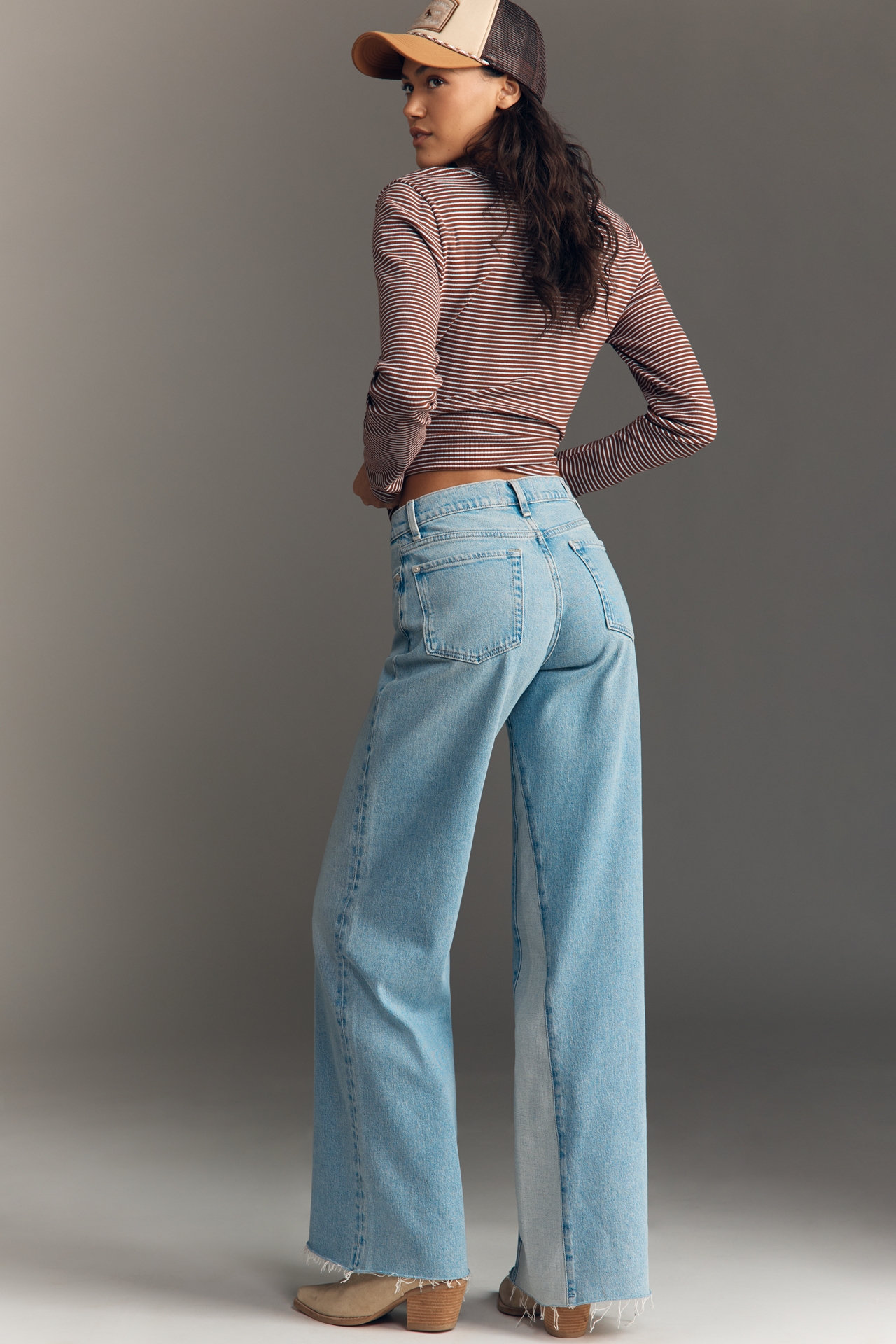 7 For All Mankind Lotta High-Rise Wide-Leg Jeans