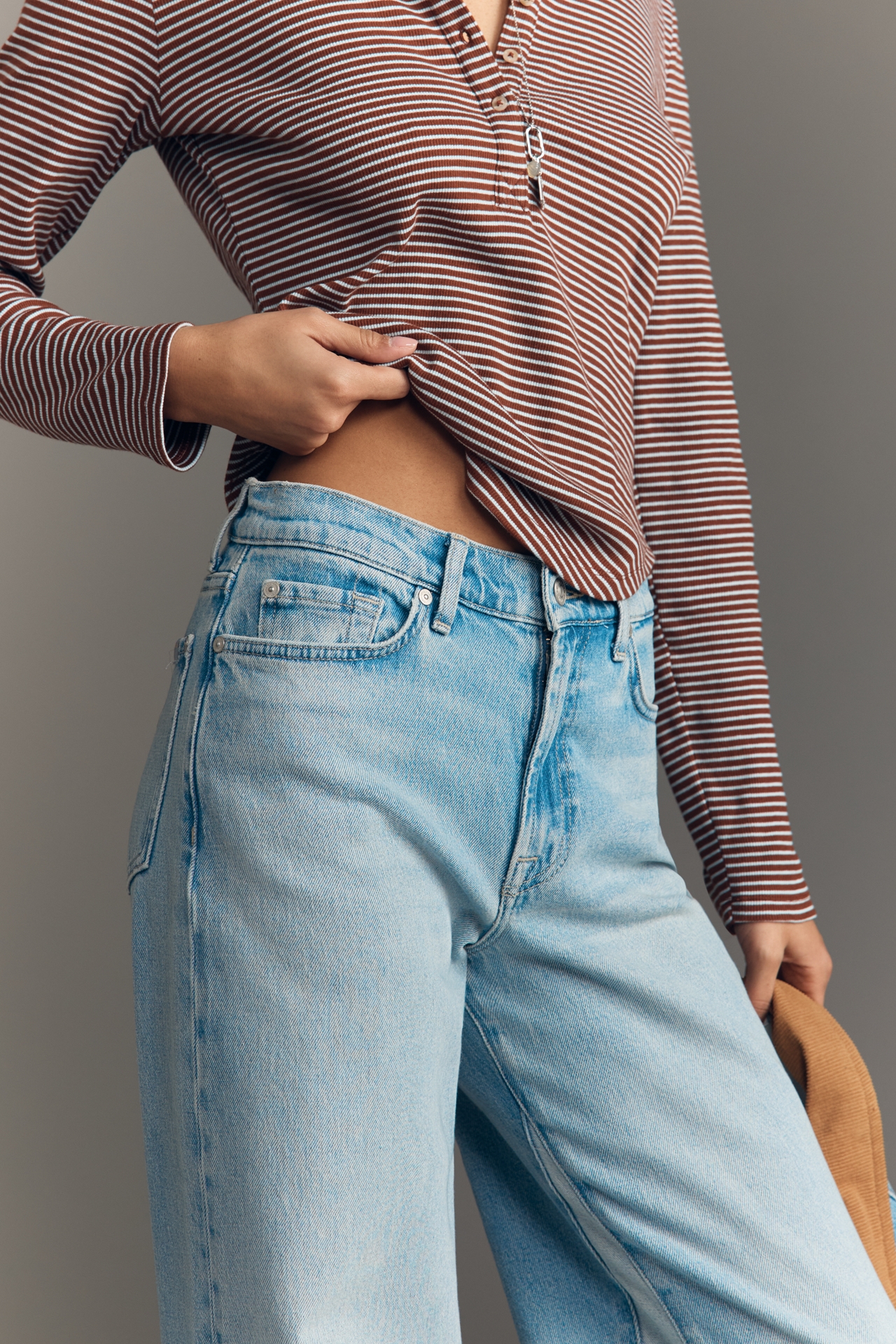 7 For All Mankind Lotta High-Rise Wide-Leg Jeans
