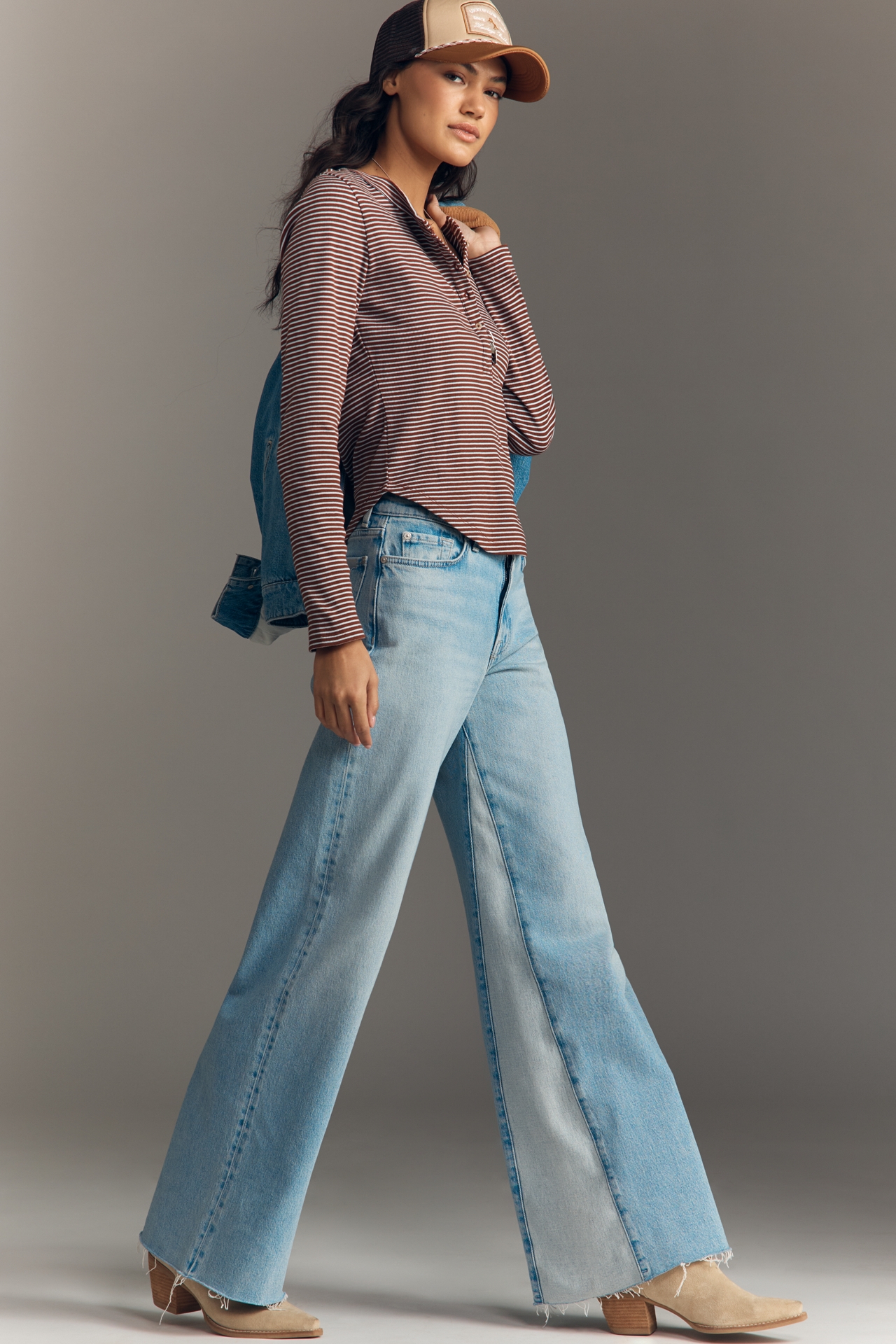 7 For All Mankind Lotta High-Rise Wide-Leg Jeans