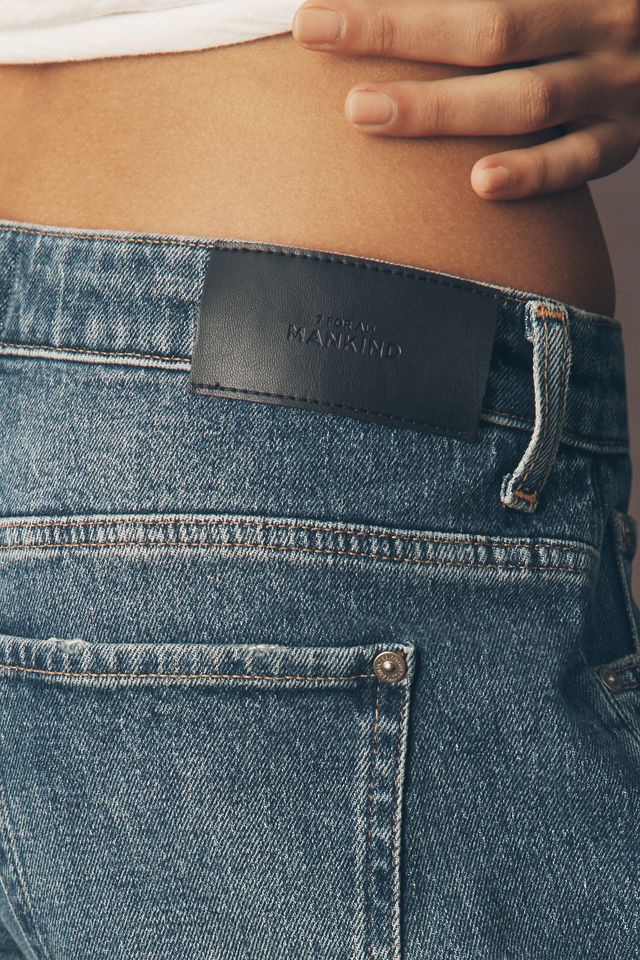 7 For All Mankind Low-Rise Straight-Leg Jeans #3