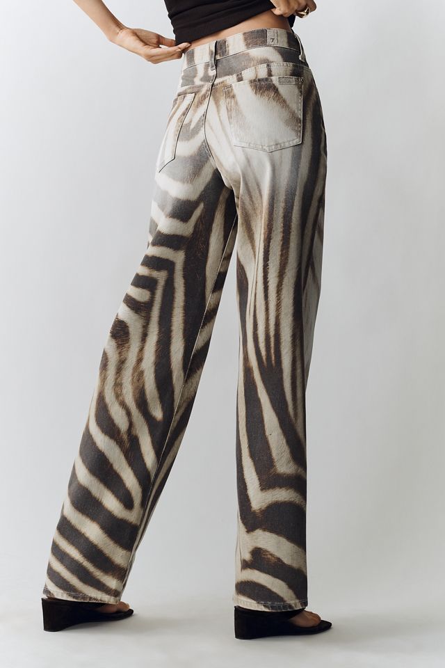 7 For All Mankind Stovepipe High-Rise Straight-Leg Jeans #3