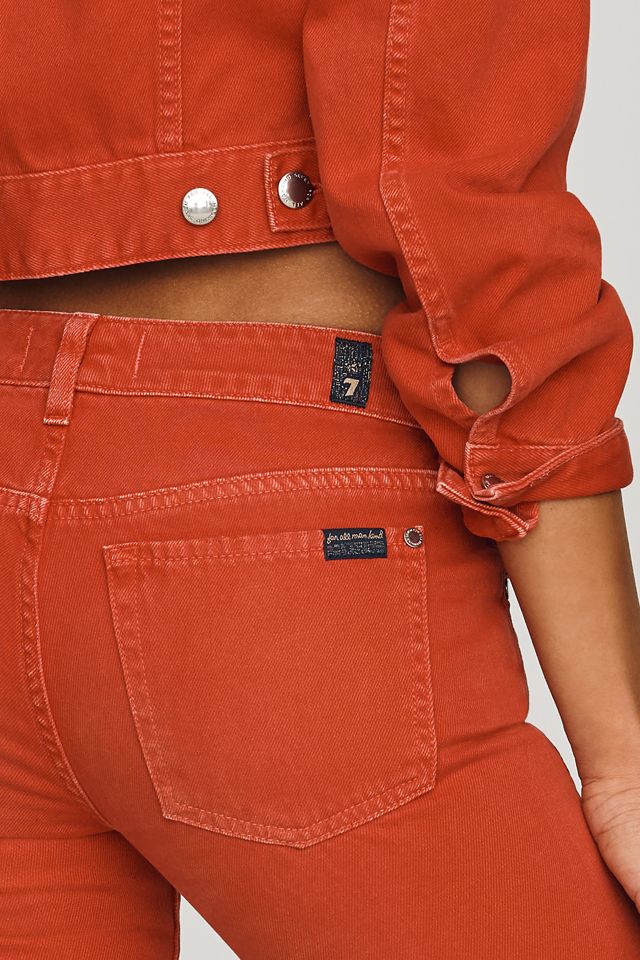 7 For All Mankind Cigarette Low-Rise Straight-Leg Jeans #2
