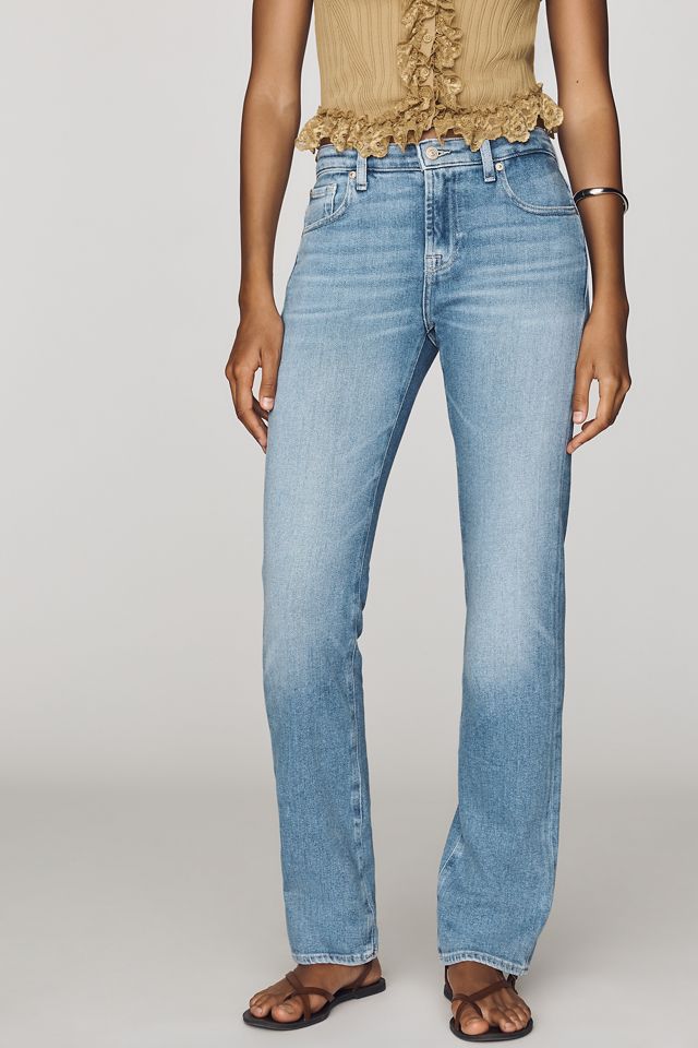 7 for All Mankind Modern Dojo Mid-Rise Flared Jeans #1