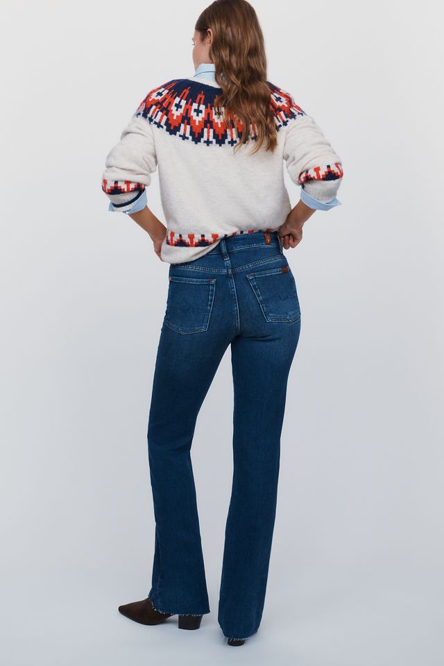7 For All Mankind Leggy Low Rise Bootcut Jeans #4