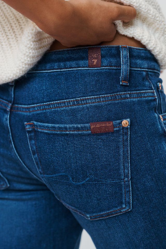 7 For All Mankind Mid-Rise Straight Jeans #4