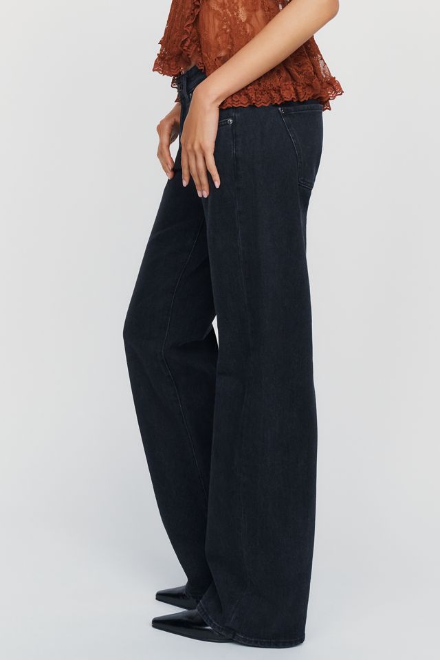 7 For All Mankind Low-Rise Straight-Leg Jeans  #1
