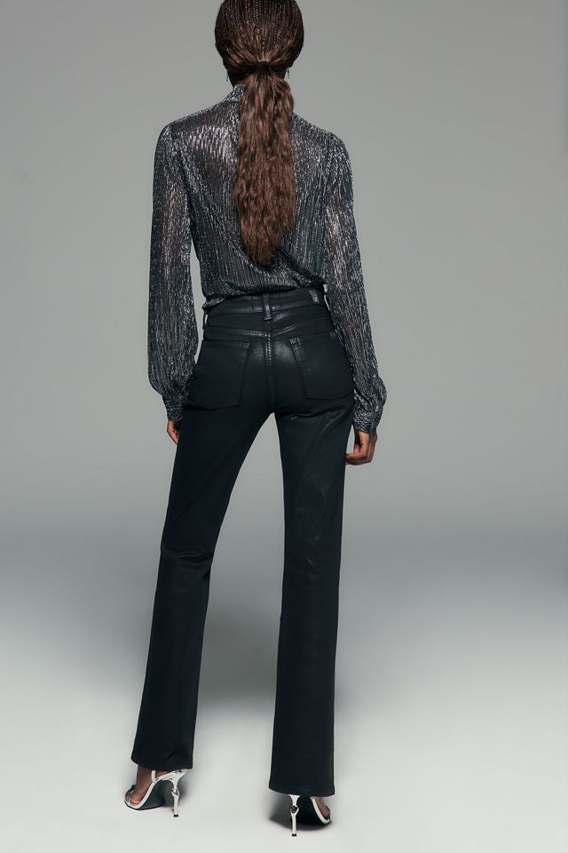 7 For All Mankind Leggy Coated High Rise Bootcut Jeans #3