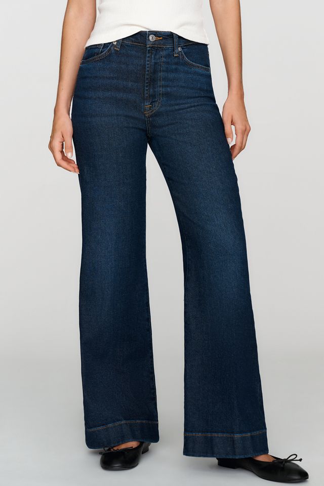 7 For All Mankind Petite Modern Dojo High Rise Flare Jeans #1